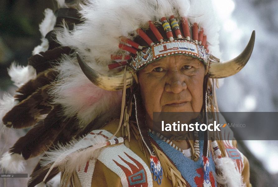 Jefe 'permanente 'Águila' de la tribu Sioux, Minnesota