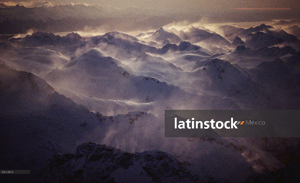 Viento barrida picos, Alaska