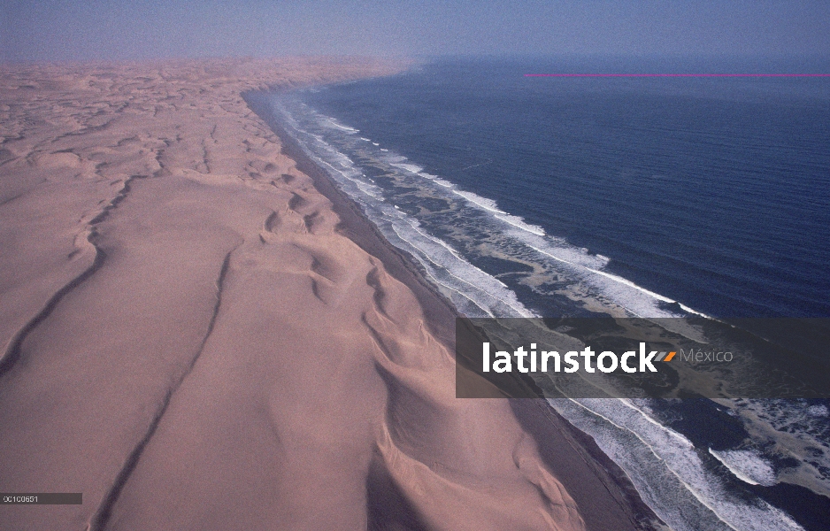 Conoce a dunas de arena del Atlántico, Costa de los esqueletos, Namibia, Namibia