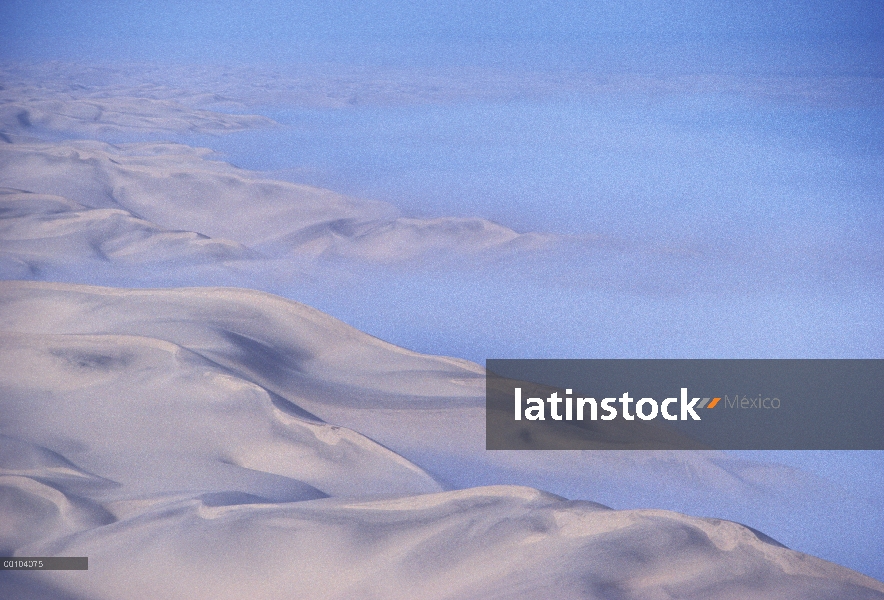 Niebla sobre dunas de arena en el desierto de Namib, Namibia