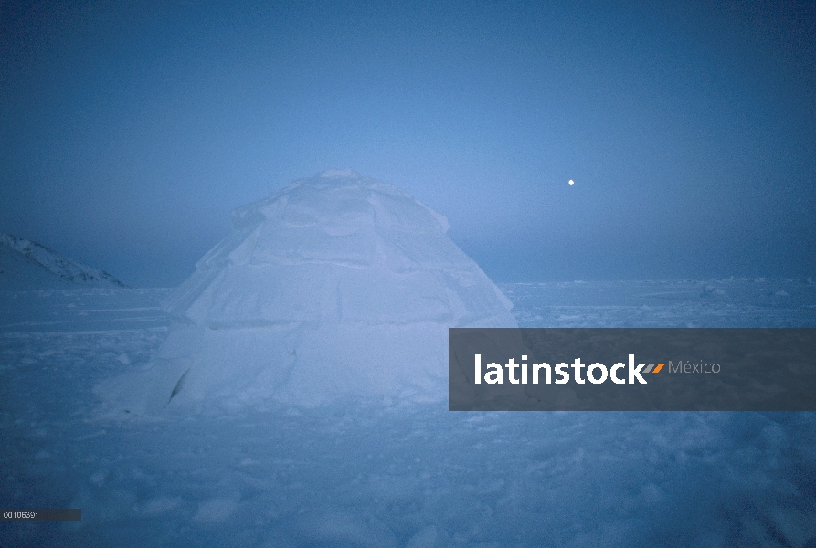 Iglú, isla de Ellesmere, Nunavut, Canadá