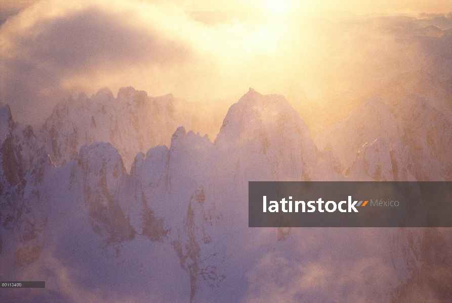 Cumbres nevadas de la Cordillera de Alaska, Alaska