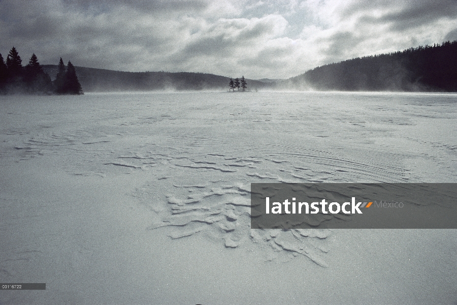 Lago congelado, Minnesota