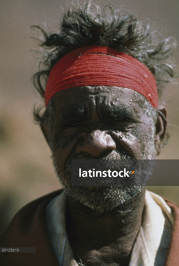 Hombre aborigen nativo, Australia