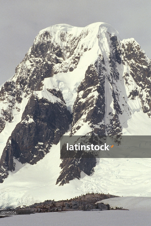 Afloramiento rocoso gigante, Isla Petermann, Península Antártica, Antártida