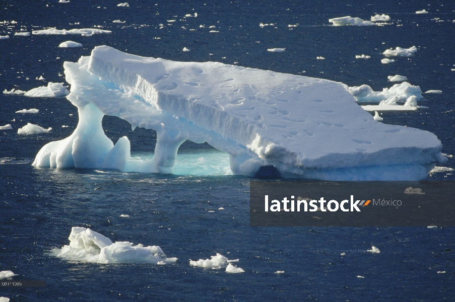 Iceberg, estrecho de Gerlache, Península Antártica, Antártida