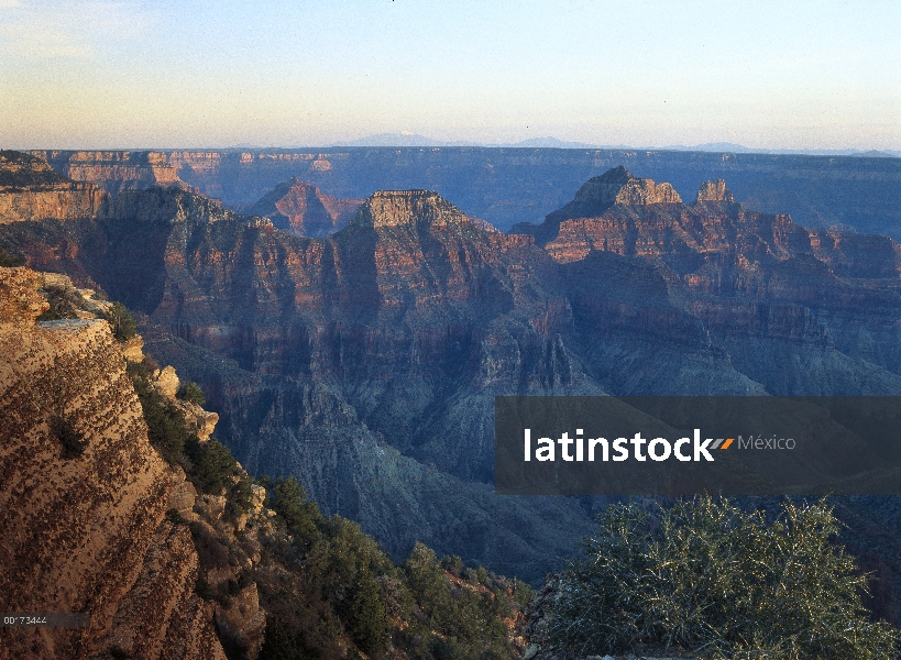 Gran Cañón visto desde el borde norte, Parque Nacional Gran Cañón, Arizona