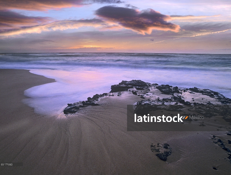 Playa de arena, Oahu, Hawaii