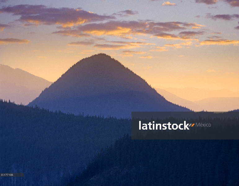 Mount Rainier desde el punto de salida del sol, Parque Nacional de Mount Rainier, Washington