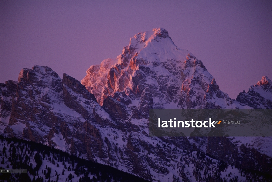 Amanecer en el Grand Teton, Parque Nacional Grand Teton, Wyoming