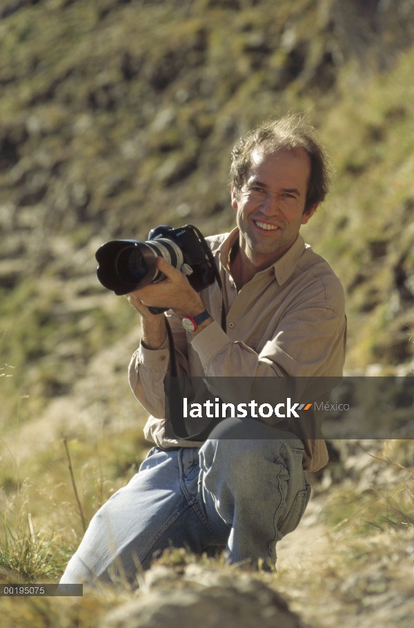 Konrad Wothe retrato, Alpes bávaros, Alemania