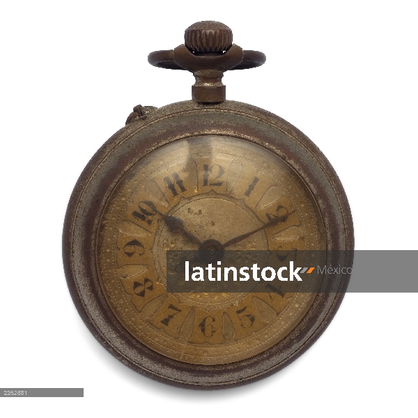 pocket watch (isolated with clipping path)