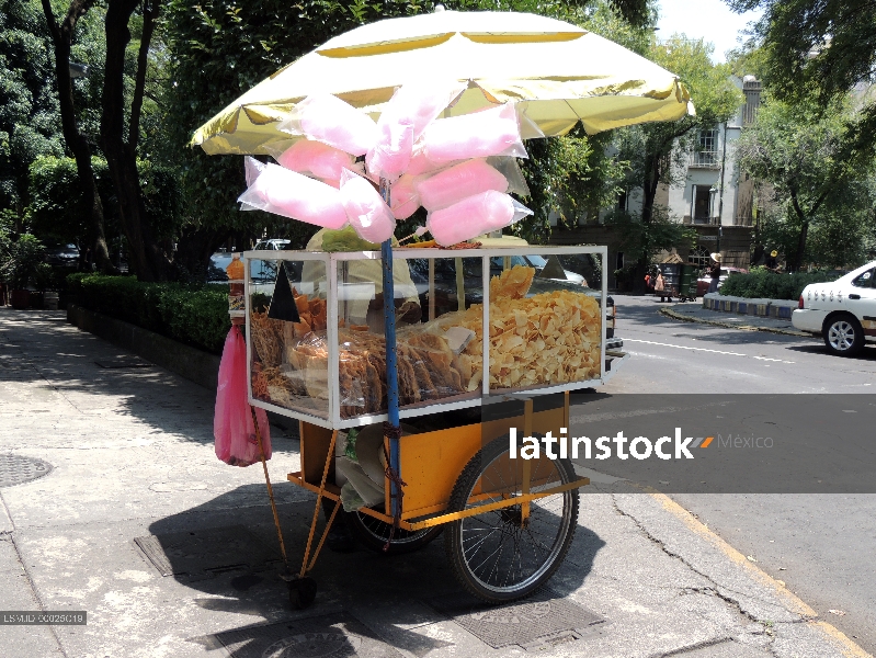 puesto de frituras,papas,algodón de dulce