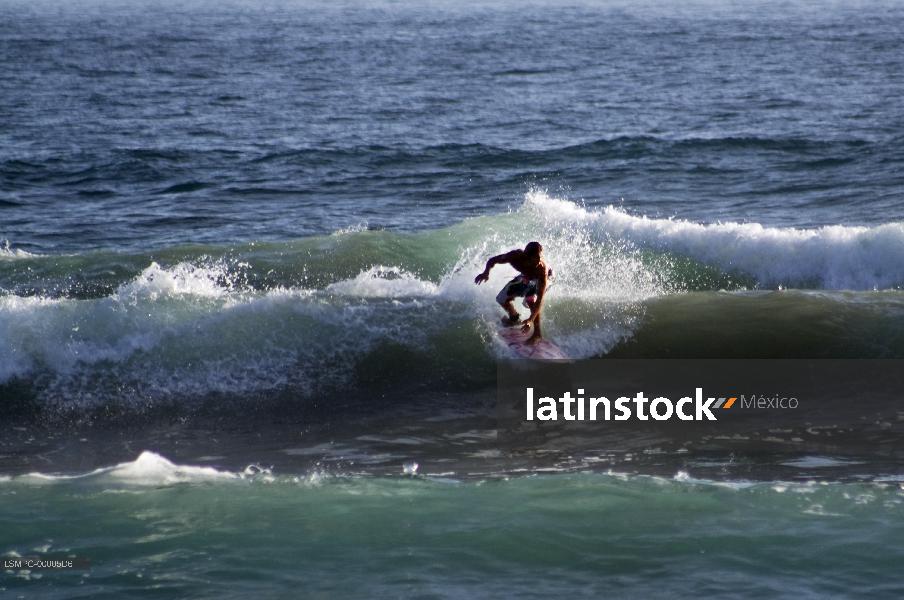 surfista en la Paz