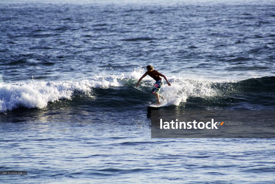 surfista en la Paz