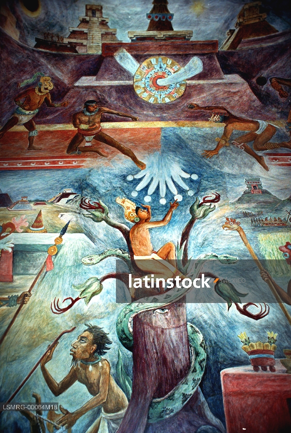 Murales,Arturo García Bustos,Palacio de Gobierno del Estado de Oaxaca