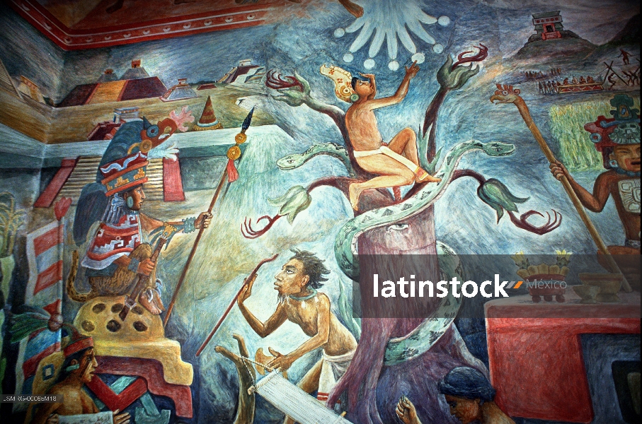 Murales,Arturo García Bustos,Palacio de Gobierno del Estado de Oaxaca