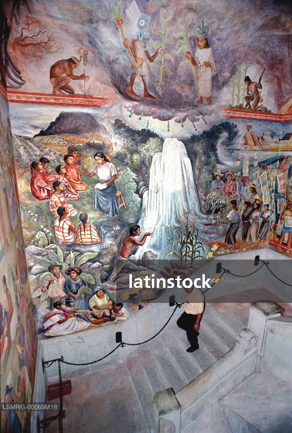 Murales,Arturo García Bustos,Palacio de Gobierno del Estado de Oaxaca