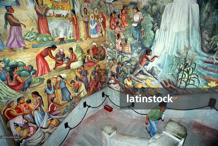 Murales,Arturo García Bustos,Palacio de Gobierno del Estado de Oaxaca