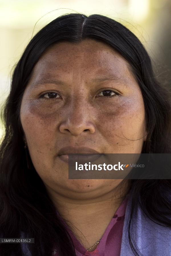 retrato mujer chiapaneca,