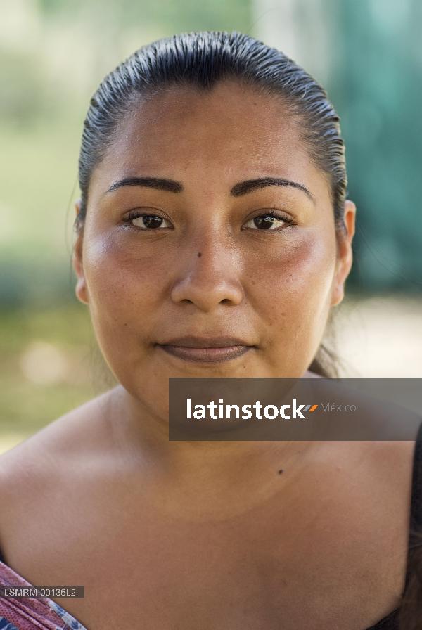 retrato mujer chiapaneca,